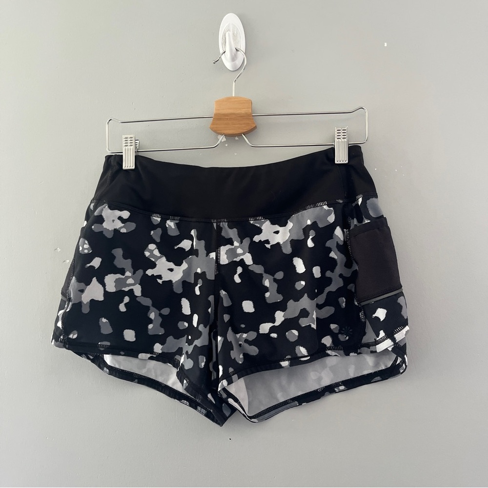 Athleta Ready Set Go Shorts Athletic Black and Gray Women's Size Small S